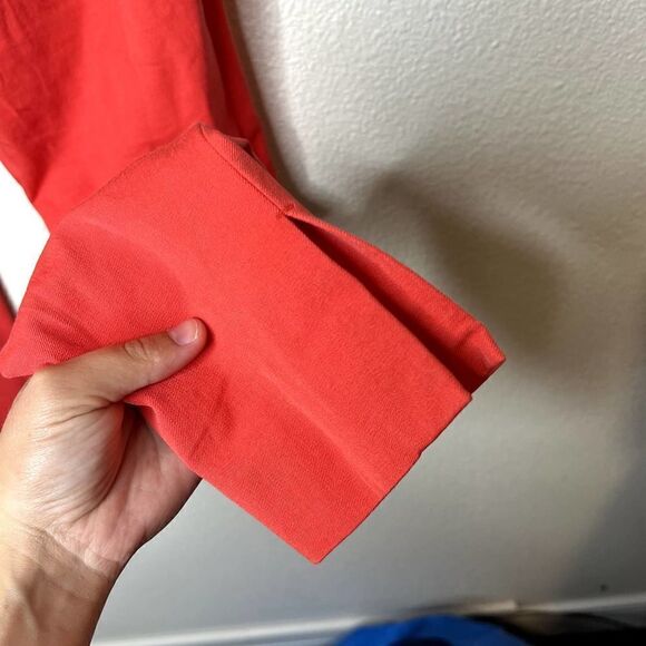 Banana Republic Skinny Bi-Stretch Sloan Ankle Dress Pants Red Orange Size 2L - Picture 6 of 8